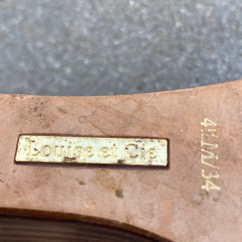 Louise et Cie Women's Punya Wedge heels heeled Sandals Odessa Patent Leather 4.5